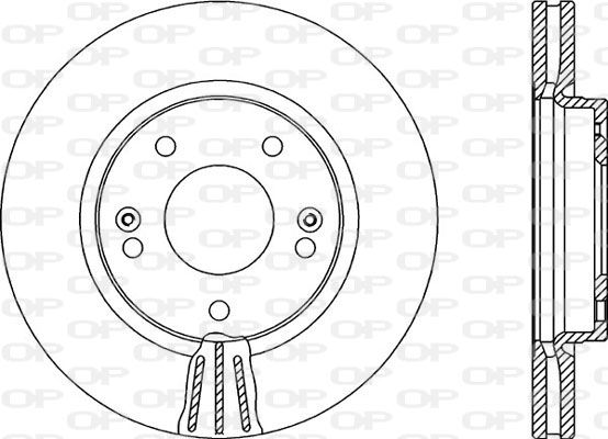 OPEN PARTS Bremžu diski BDA2138.20